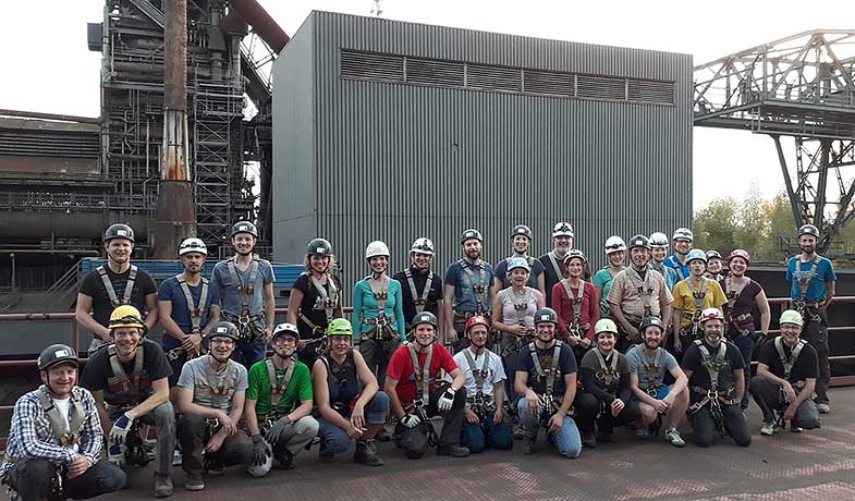 Foto Trainerschulung im Landschaftspark-Duisburg